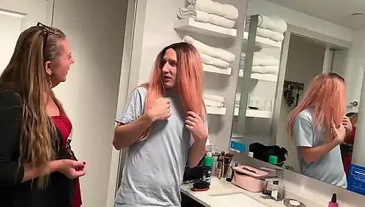 Guy Caught Wearing Roommate's Wig
