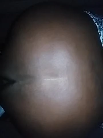 Black BBW bent over