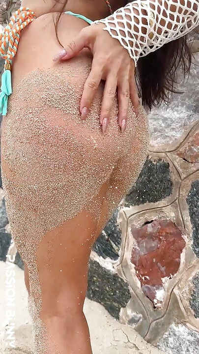 Plăcere Cu Bikini Frumuseți Și Dans Sexy Pe Plajă
