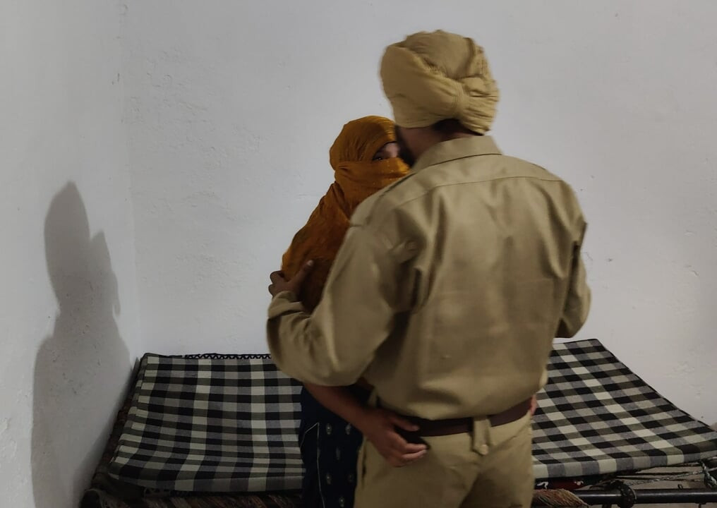 Khaki Uniform Roleplay – A Secret Night of Intense Chemistry