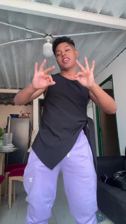 Colombian boy dancing