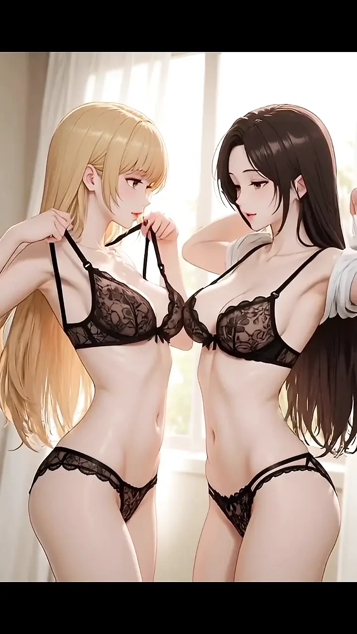 Models removing their top
