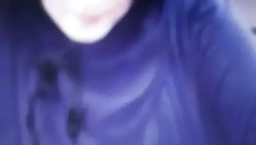 Hot Abaya girl gets cum tribute on request