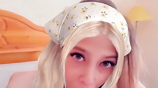 Latina Sucking Big Cock with Snap Filter