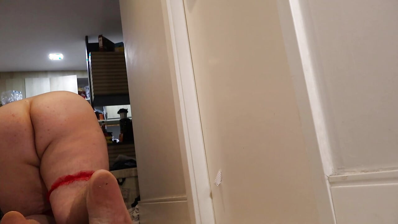 Amazing body trans girl femboy doing naked yoga, cum tribute her!