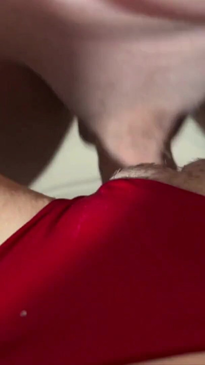 Stunning moment from "She loves to fuck with her red panties"