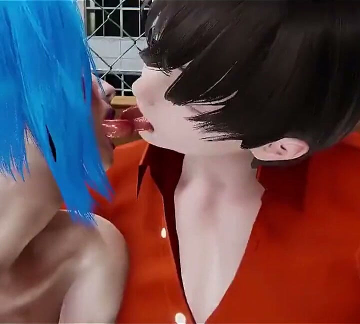 Jinx Rips a Man's Cock in Public - Lol Jinx Park Bench Handjob