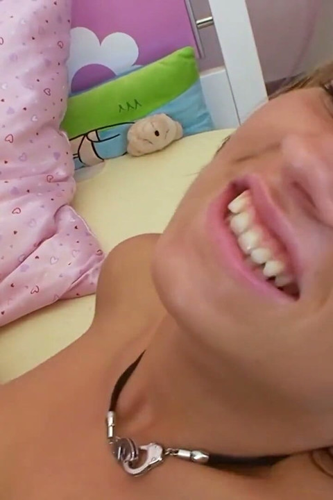Blonde girl gags on a monster cock then gets fucked to a mouth cumshot