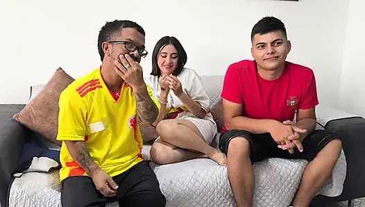 Sahabatku menangis saat aku jadi istrinya karena kalah taruhan pertandingan kolombia vs portugal