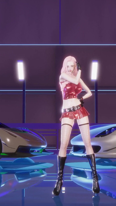 MMD BlackPink - Shut Down Ahri Seraphine Kaisa Evelynn Sexy Kpop Dance League of Legends KDA | Clip 1