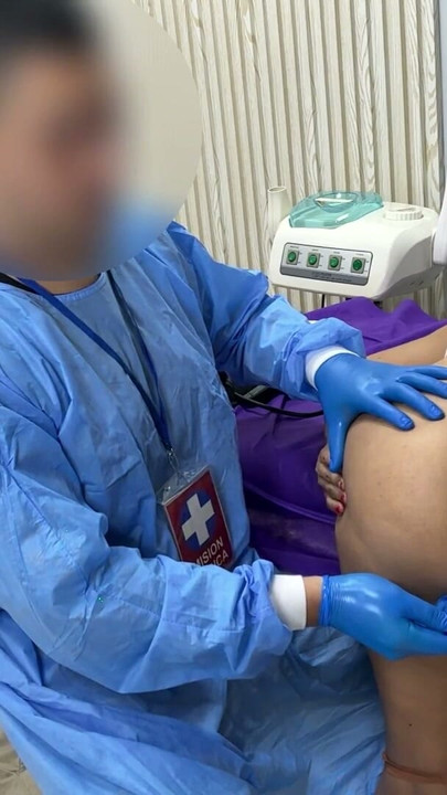 Routine check-up ends in big of the LATINA CULONA in the office | Clip 1
