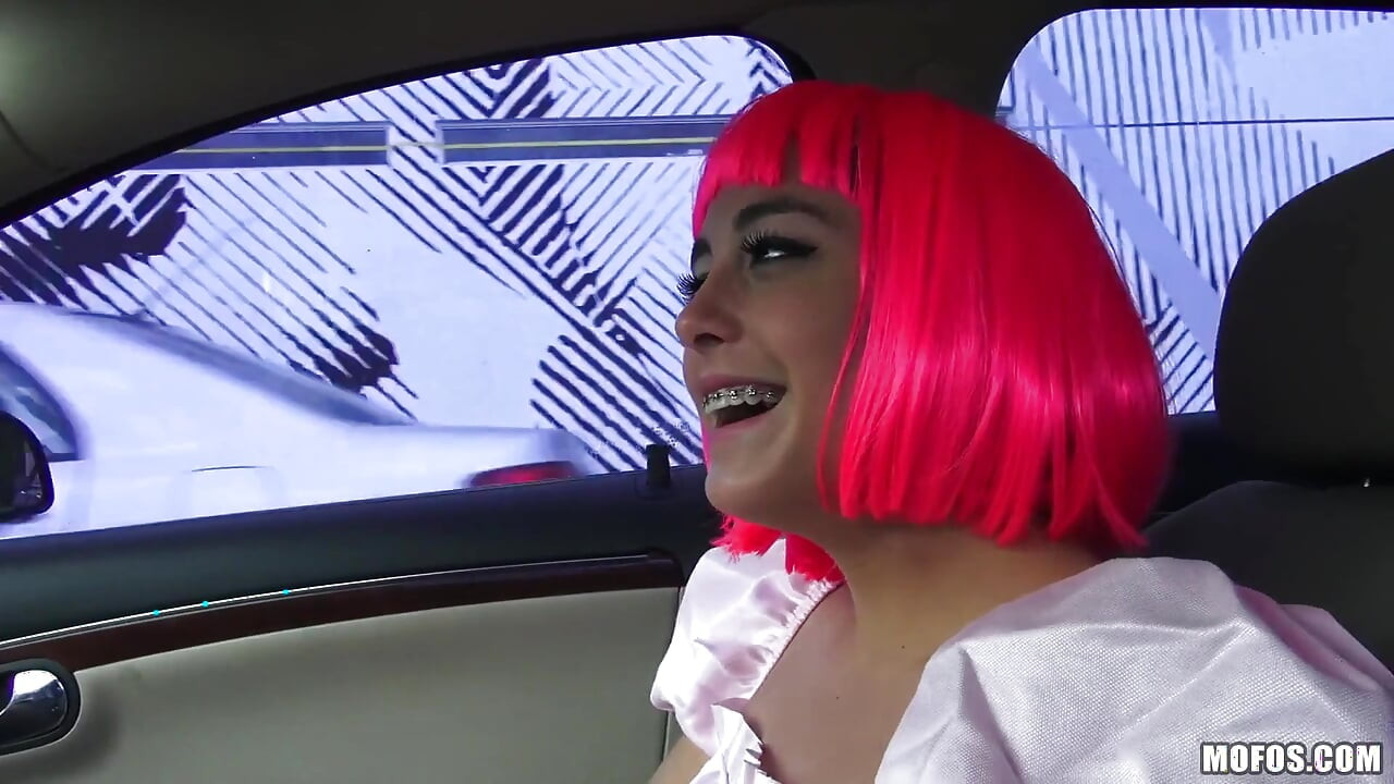 Stranded Teens - Brunette Natalie Monroe Sucks Bruno & Takes a Big Sweet Ass Pounding After He Pulls Over in a Car