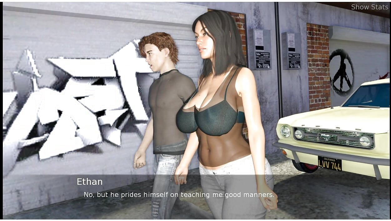 Project Hotwife - เกมเพลย์ - สวมบทบาท - เมียพยายามซ่อมรถและเปียก