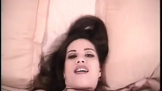 Horny stud getting his huge dick sucked by sexy babe before a fuck