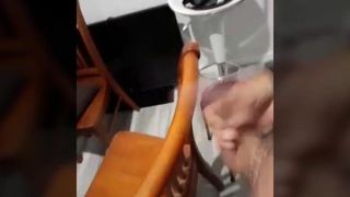 Me my horny cock and my chair hard as a rock