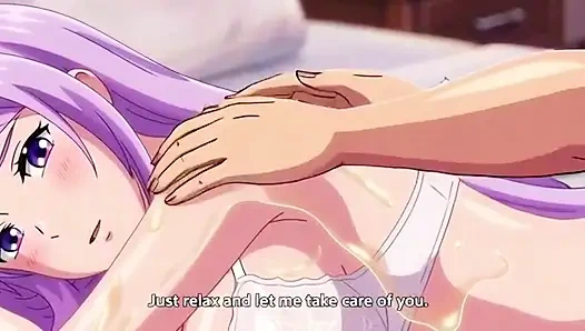 Stepbrother give oil massage to stepsister and press her boobs