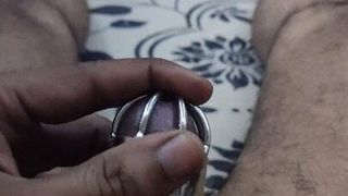 My new small and  tight chastity cage