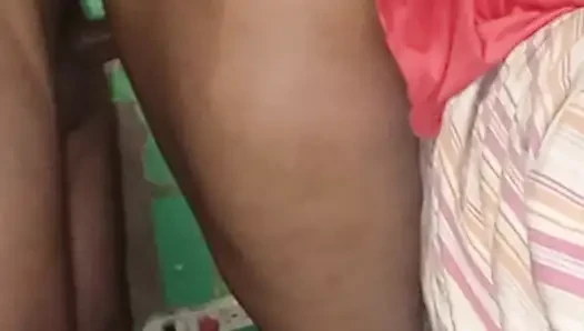 Mother-in-law and her stepdaughter, both brunettes, in a single compilation video