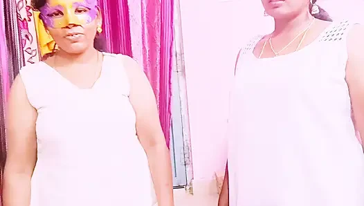 Desi Threesom Step Sisters Fucking Auto Driver. Telugu Dirty Talks.