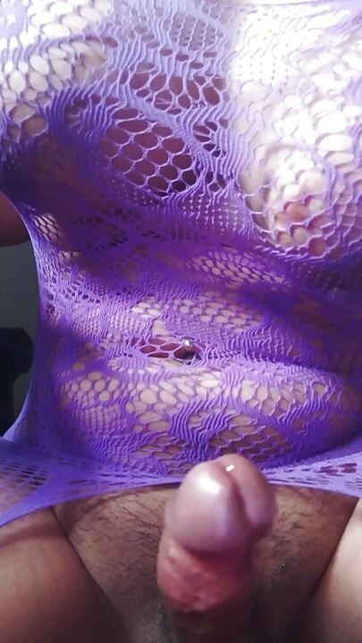 Shemale Solo Masturbation & Orgasm