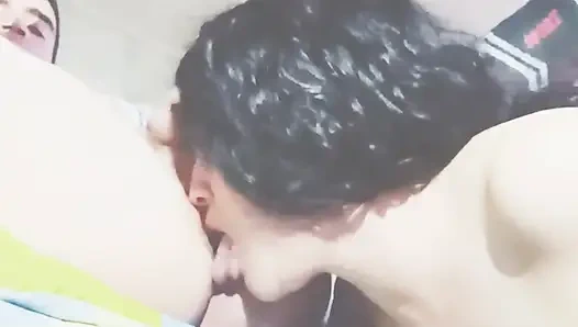 Stepmom and Stepson - Stepmom Pleasing Her Stepson by Licking His Ass and Masturbating His Cock!