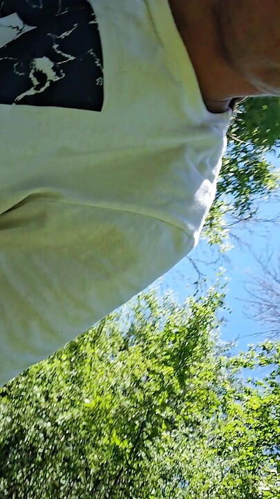 Amature hot  milf cucked and fucked by bwc outdoors creampied while the neighbors watch.