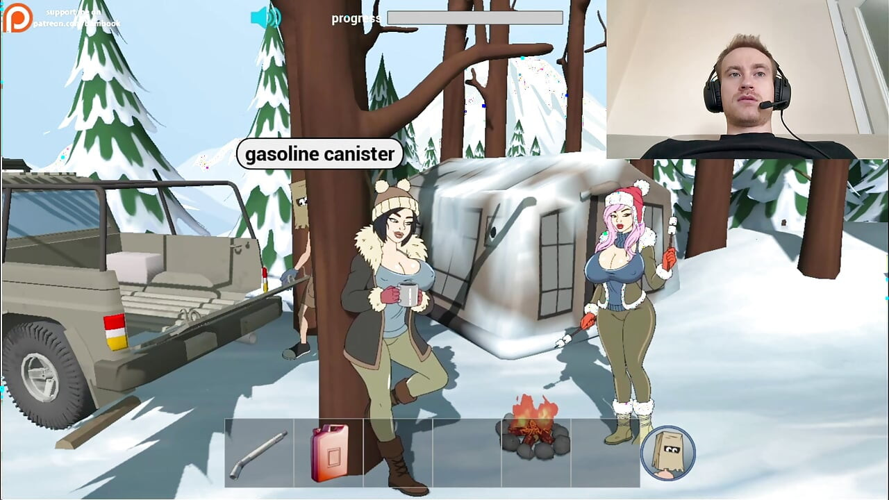 Fuckerman Winter Lovers - Fucked Juicy Woman In Game