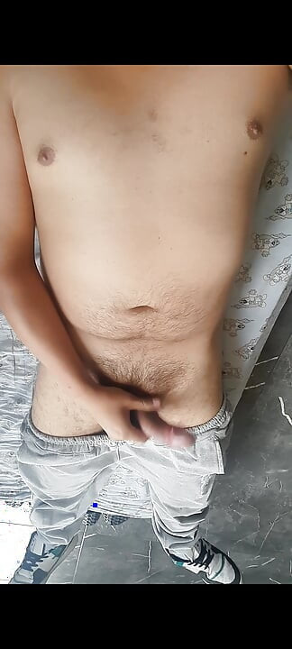 Masturbating in pans.