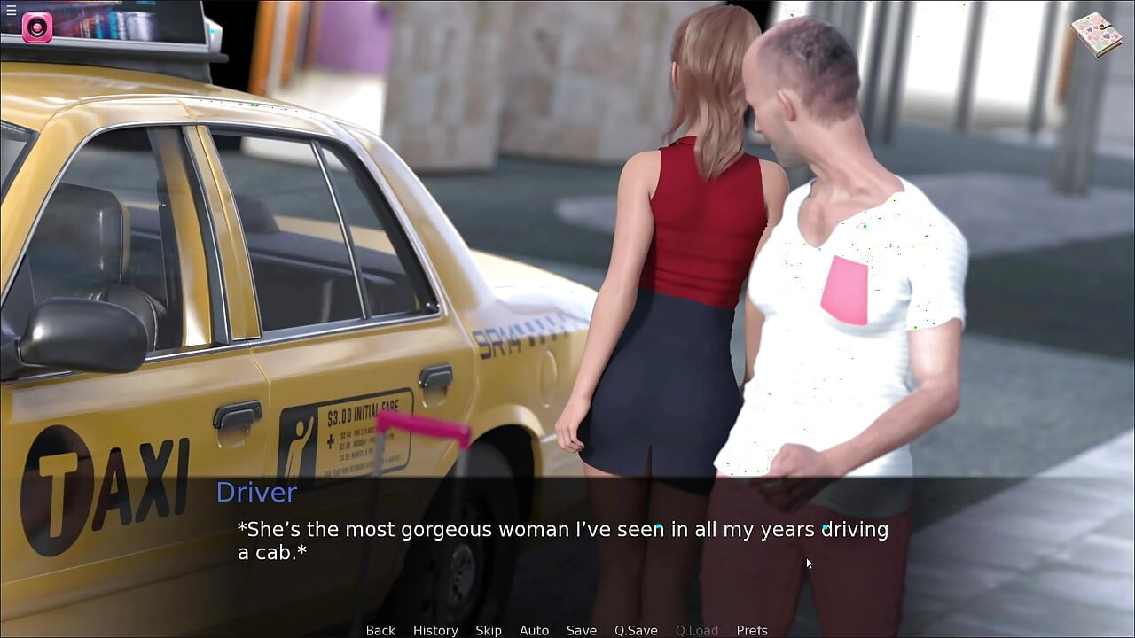 Sexy Girl Spreading Her Legs And Showing Panties To older Taxi Driver Guy