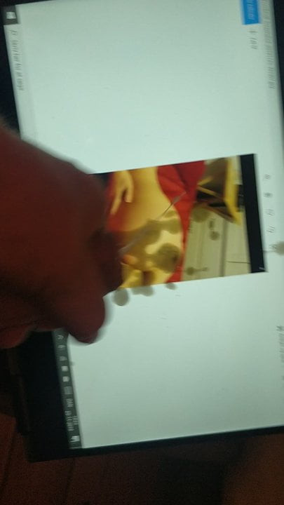 Cum on girls booty