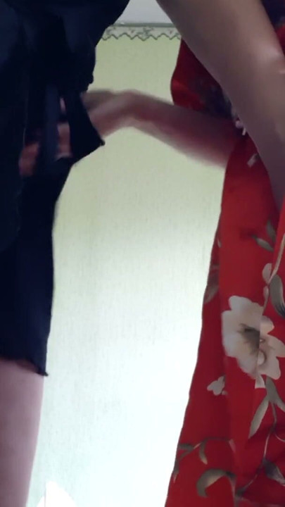 I'm fingering my boyfriend's mom while he takes a shower | Clip 1