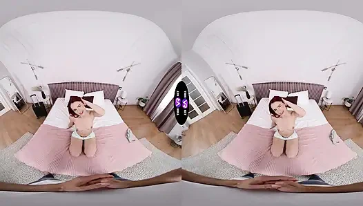 Horny Brunette Demands Fresh Cum From Shocked Dude - TmwVRnet