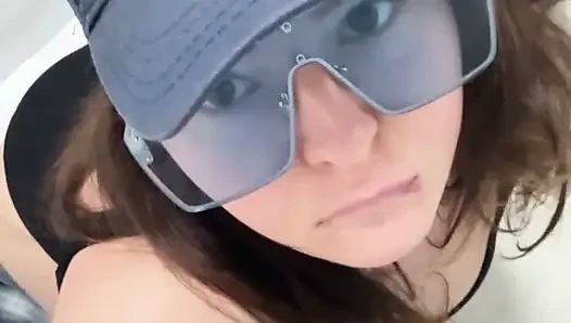 Solo girl public masturbation