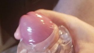 Cumming with sex toy