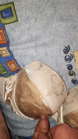 cum satin big cup bra