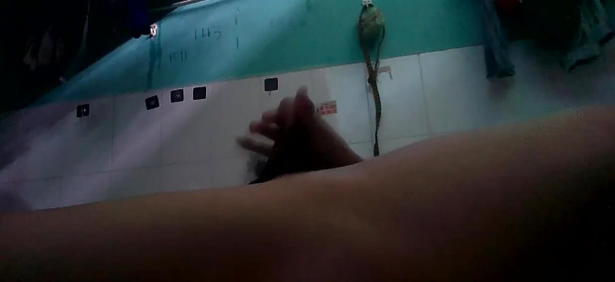 Voyeurism of his masturbating in the motel