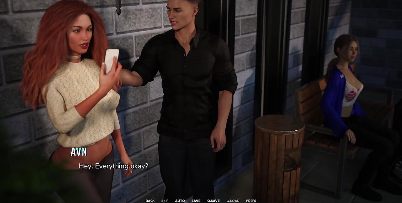 Taboo University - Hot Emo Girl Gives Me a Handjob Inside a Public Bus - 3D Porn Games