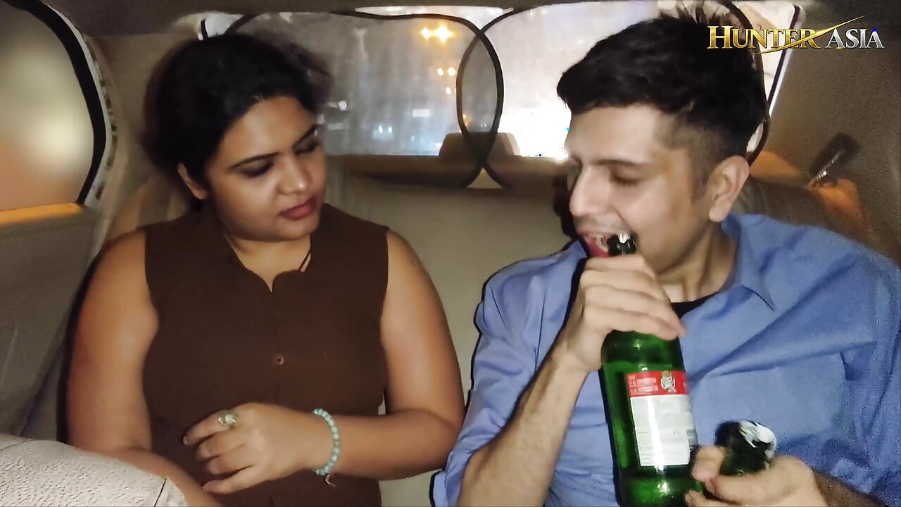 Party Sex with Indian MILF in Car