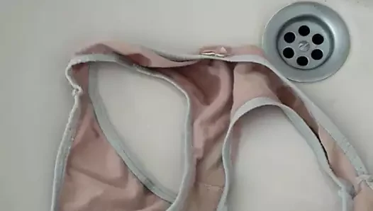 Pissing on my sister in law panty