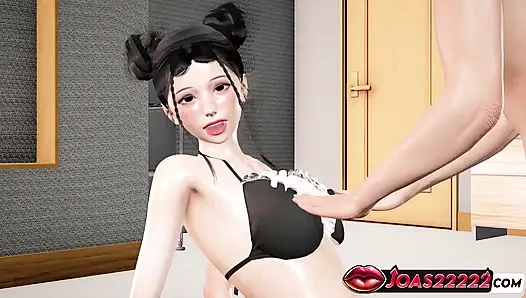 Правило горничной Miyoko в туалете34 3D хентай: массаж больших сисек, интенсивное лизание киски и G-пятно трах пальцами для массивного сквирта