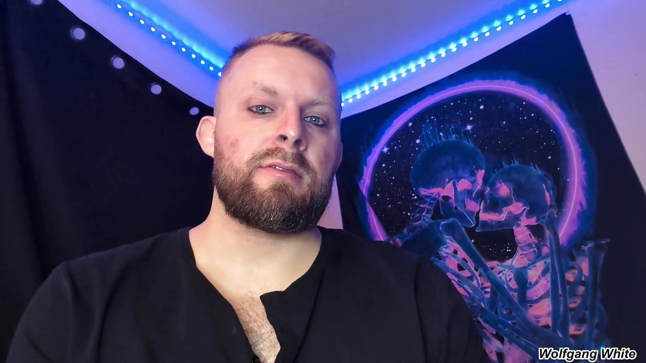 Your Stepdad Found Your Leather Gear And Now He's Horny Too - Leather Gloves with Huge Cumshot - POV Roleplay - Wolfgang White