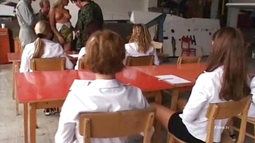 New hot cadets are fucked and subject to a hard sex lesson