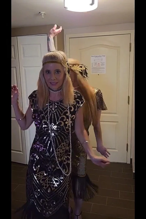 Sexy Lesbian Flappers Starring Xtrarenee and Dawn Layla