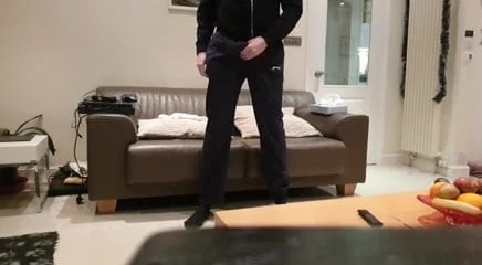 Strip off and cock slap