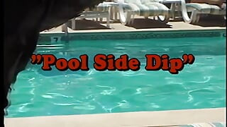 Coppia gay vacanza piscina cazzo - soleggiato martellante anale all'aperto