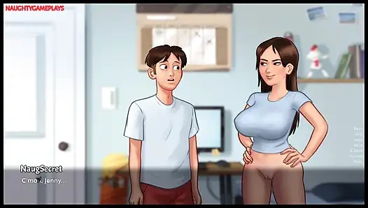 Summertime Saga Part 26 By DarkCookie - Busty Stepsis Gets Her Pussy Lick By Lucky Stepbro