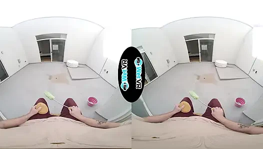 Teen Maid Slut Is Hungry For Cock After Cleaning All Day