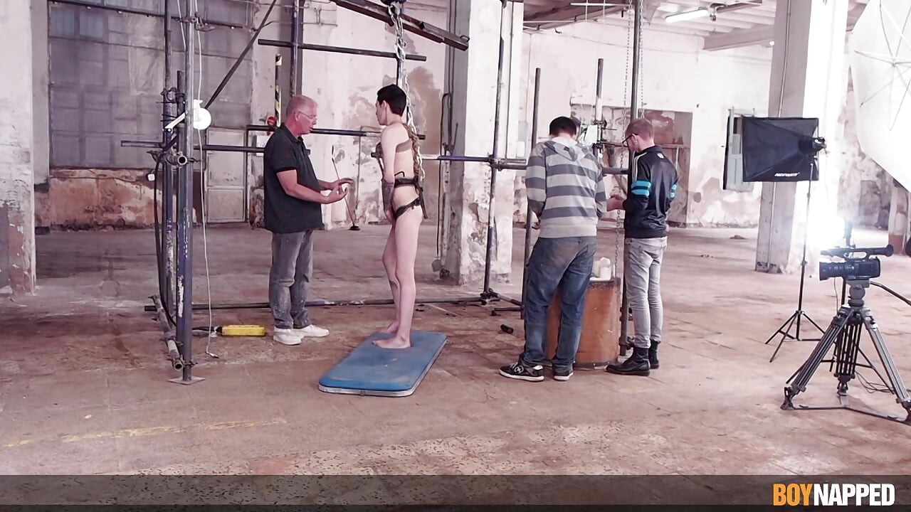 Boynapped - Xavier Sibley And Luca Zavat Part 2 Wax Torment And Bareback Hook Fucking