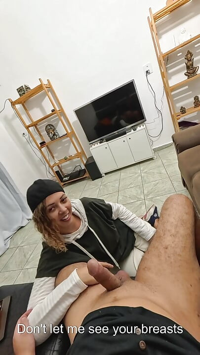 The lesbian neighbor fell face-first onto the cock.