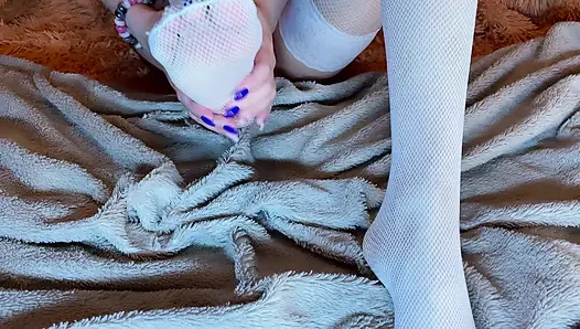 Tease You with My Legs, and Fuck Myself